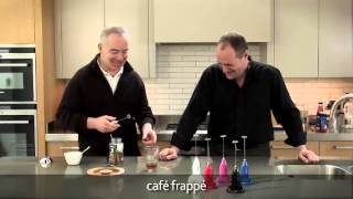 How to make a frappé coffee using an aerolatte milk frother [upl. by Celie682]