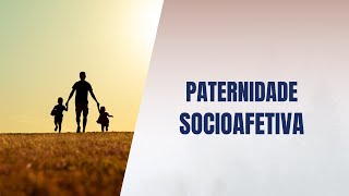 Paternidade socioafetiva [upl. by Hanad887]