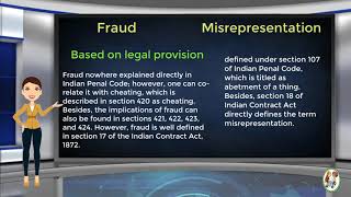 What is Difference Between Fraud amp Misrepresentation [upl. by Adnowat339]