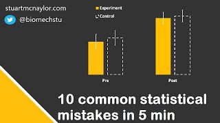 Ten Statistical Mistakes in 5 Min [upl. by Christalle56]