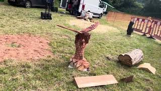 A fabulous range of wooden sculpture at Caerleon festival 2024 [upl. by Spiro]