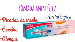 Resenha PomadaAndantol Gel [upl. by Liw]