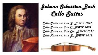 Johann Sebastian Bach  Cello suites in 432 Hz great for reading or studying [upl. by Laet]