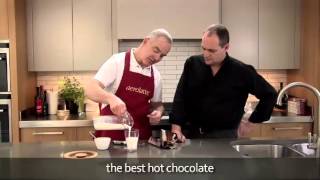 How to make a hot chocolate using an aerolatte milk frother [upl. by Stephan]