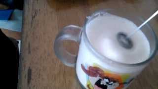 Aerolatte Review Frothing Cold Milk In Under 1 Minute [upl. by Llirret773]